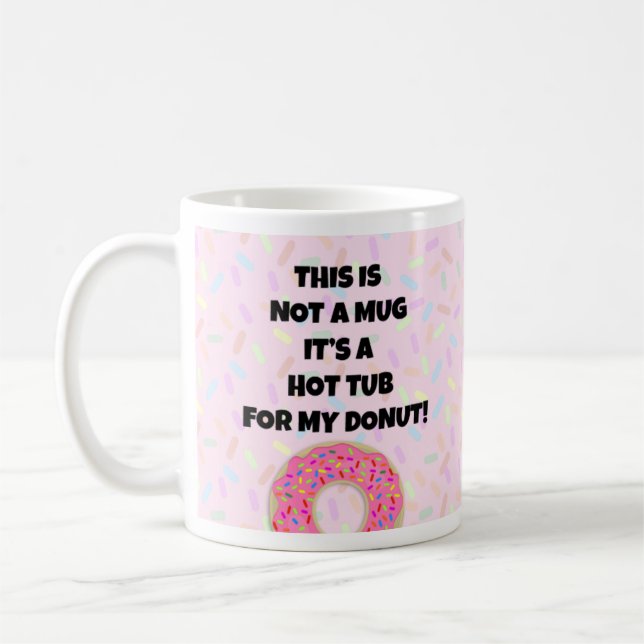 Donut Hett Tub-kaffe Mugg (Vänster)