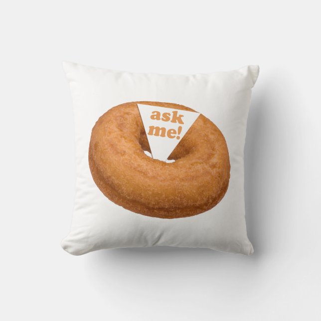 Donut Humor anpassningsbar dekorativ kudde (Framsida)