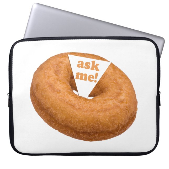 Donut Humor anpassningsbar laptop sleeve (Framsidan)