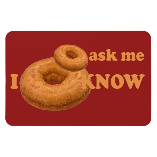 Donut Humor anpassningsbar magnet (Horisontell)
