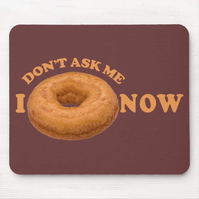 Donut Humor anpassningsbar mousepad Musmatta (Framsidan)