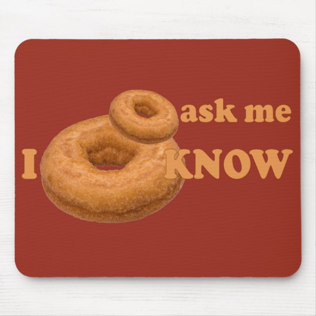 Donut Humor anpassningsbar mousepad Musmatta (Framsidan)