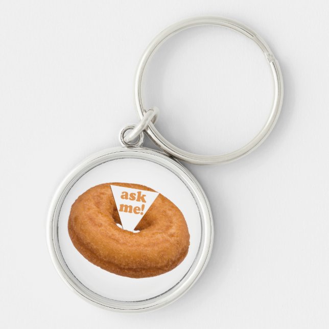 Donut Humor anpassningsbar nyckelring (Framsidan)
