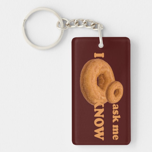 Donut Humor anpassningsbar nyckelring (Framsidan)