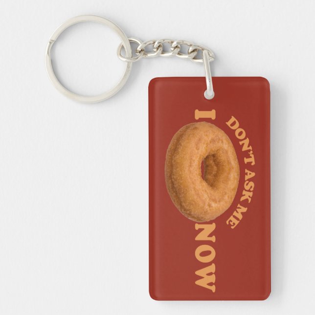 Donut Humor anpassningsbar nyckelring (Framsidan)