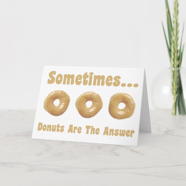 Donut Humor Kort (Framsida)