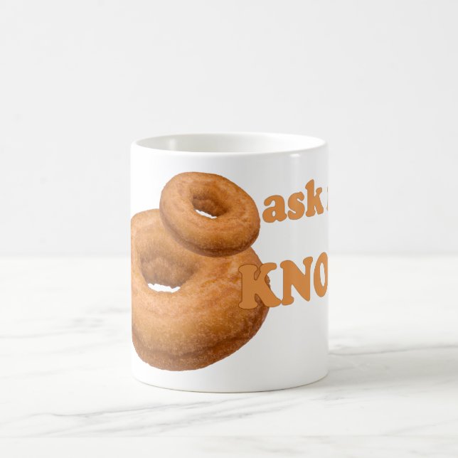 Donut Humor mugg - välj stil, färg (Center)