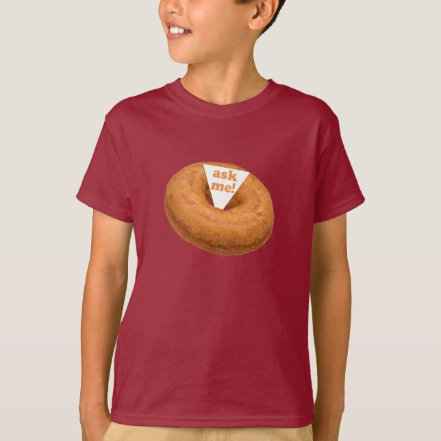 Donut Humor-skjortor - välj stil & färg Tee (Framsida)
