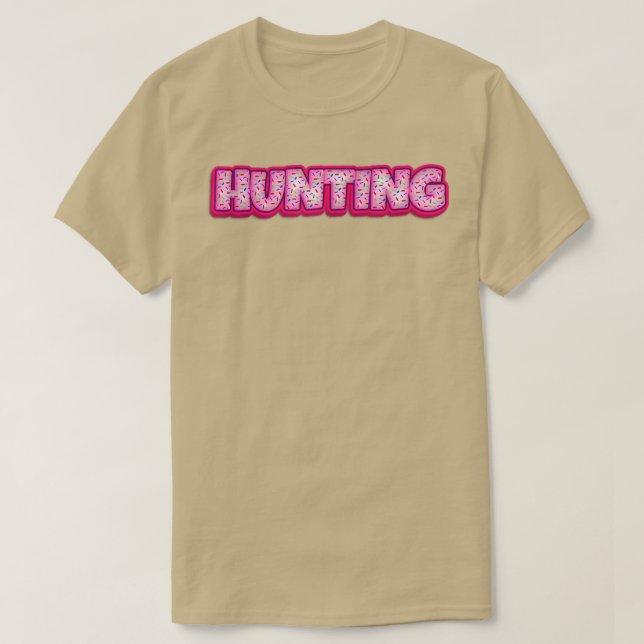 Donut Hunting Baker Donuts Älskare Baking Hunter B T Shirt (Design framsida)