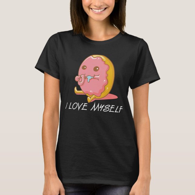 Donut I Kärlek MySelf Confident Doughnut T Shirt (Framsida)