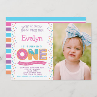 Donut Ice kräm Cookie, Sweets Investigation W/ Pho Inbjudningar