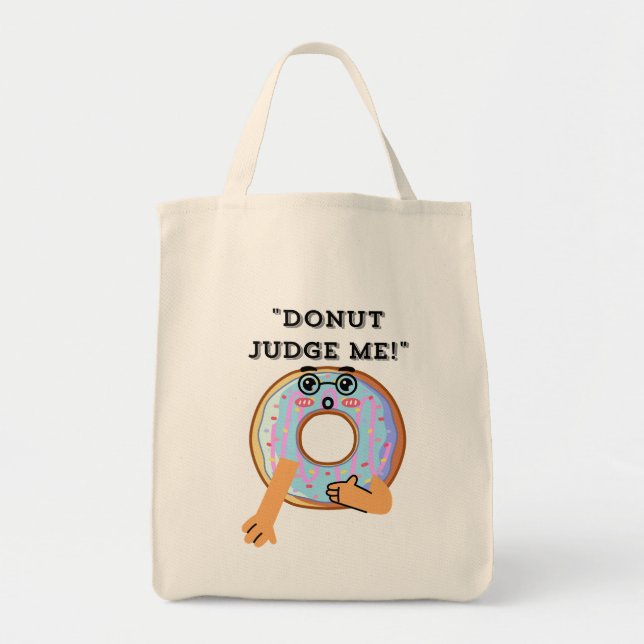 DONUT JUDGE ME TYGKASSE (Framsidan)
