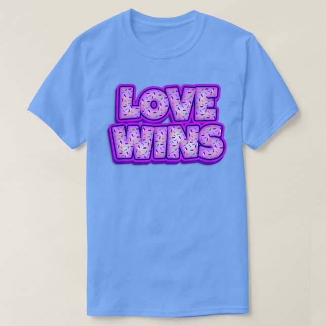 Donut Kärlek Wins Baker Donuts Älskare Baking Bake T Shirt (Design framsida)