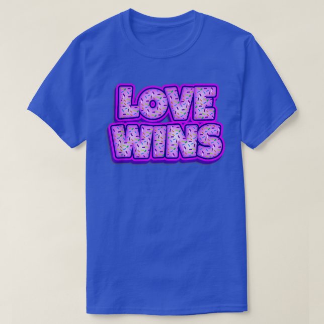 Donut Kärlek Wins Baker Donuts Älskare Baking Bake T Shirt (Design framsida)