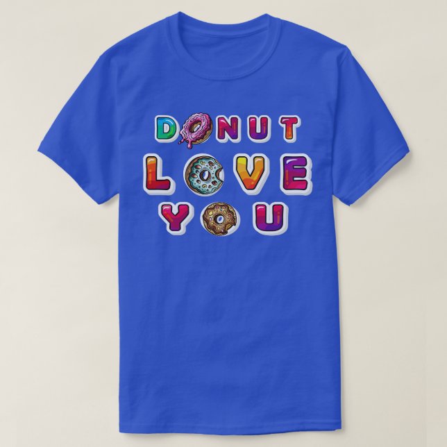 Donut Kärlek You T Shirt (Design framsida)