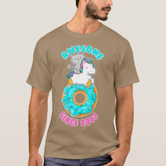 Donut Kitten Unicorn Fantastisk sedan 2002 T Shirt