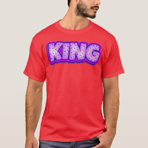 Donut Kung Baker Donuts Älskare Baking Royalty Bak T Shirt