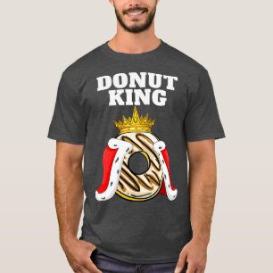 Donut Kung Doughnut Funny Donut Älskare Cute T Shirt