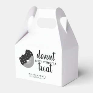 Donut Lämna utan behandling av Bröllopsfest  Presentaskar