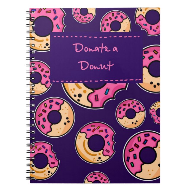 Donut - Lönsam och estetisk bärbar dator Anteckningsbok (Framsidan)
