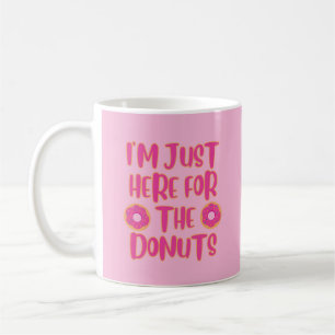 Donut Lovers Mug Rosa Kaffemugg