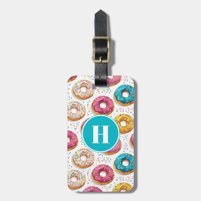 Donut Luggage Tag Bagagebricka (Vertikal Framsida)