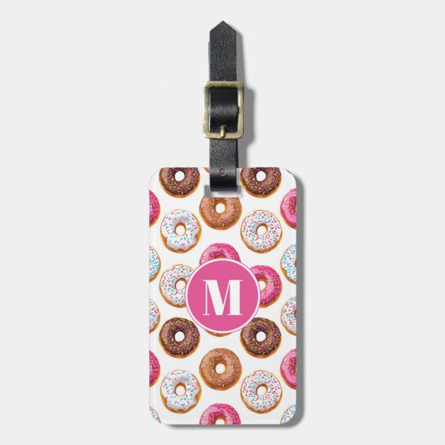 Donut Luggage Tag Bagagebricka (Vertikal Framsida)