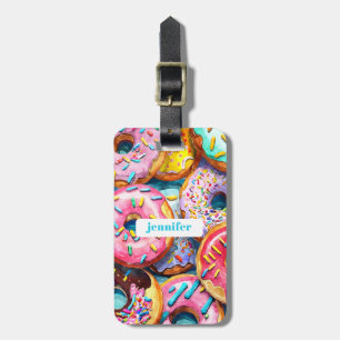 Donut Luggage Taggs Bagagebricka