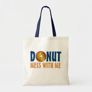 Donut  med mig Blueberry Doughnut Tote Tygkasse