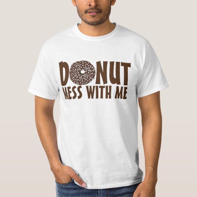 Donut  med mig choklad Coconut Doughnut Tee (Framsida)