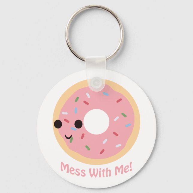 "Donut"  med mig Nyckelring (Framsida)