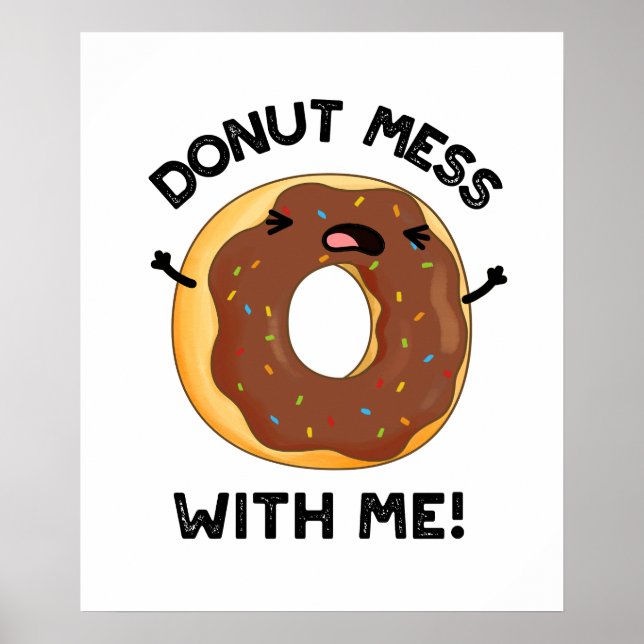 Donut  med mig. poster (Framsidan)
