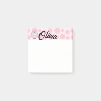 Donut mit Namen personalisiert Post-it Block