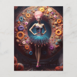 Donut Mode Model Vykort