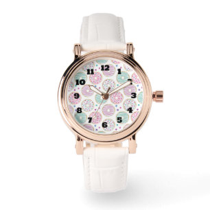 Donut Mönster Cute Colorful Armbandsur