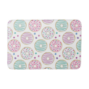 Donut Mönster Cute Colorful Badrumsmatta