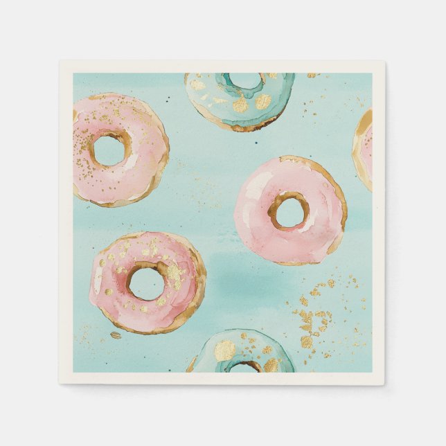 donut napkins pappersservett (Framsidan)