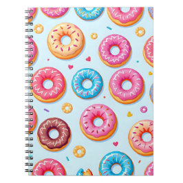 donut notebook  anteckningsbok