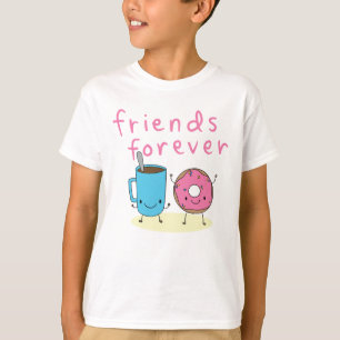 Donut och Coffee Best Friend T Shirt