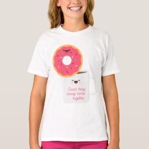 Donut och Coffee Best Friend T Shirt