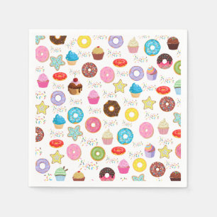 Donut och Muffinsar Pappersservett