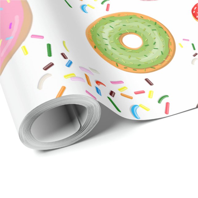 Donut och Muffinsar Presentpapper (Rullad Hörn)