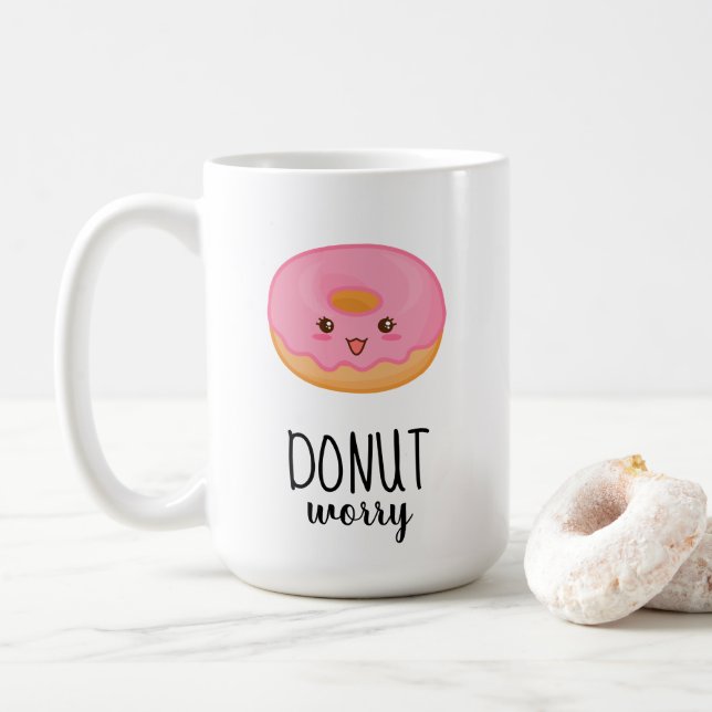 DONUT oroa dig Kaffemugg (Med munk)
