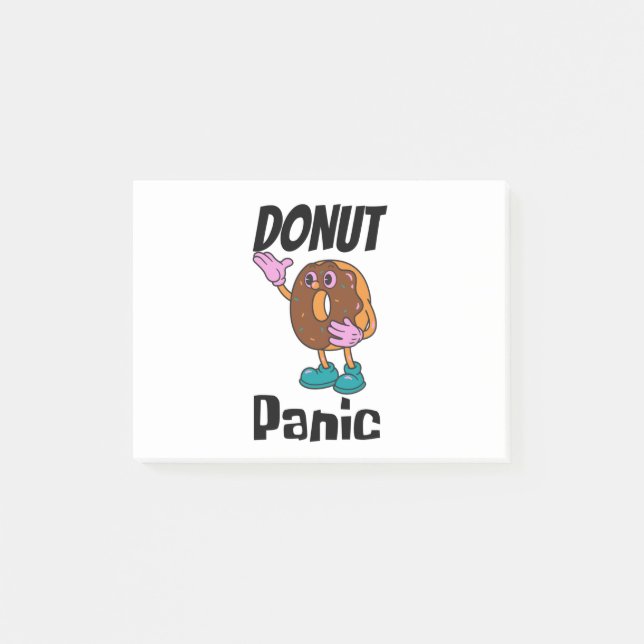 Donut panic donut post-it notes (Framsida)