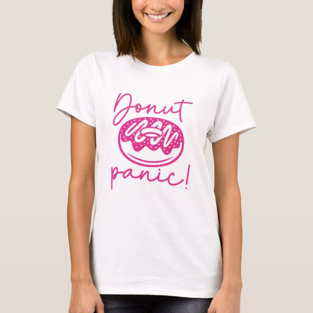 Donut Panic T Shirt (Framsida)