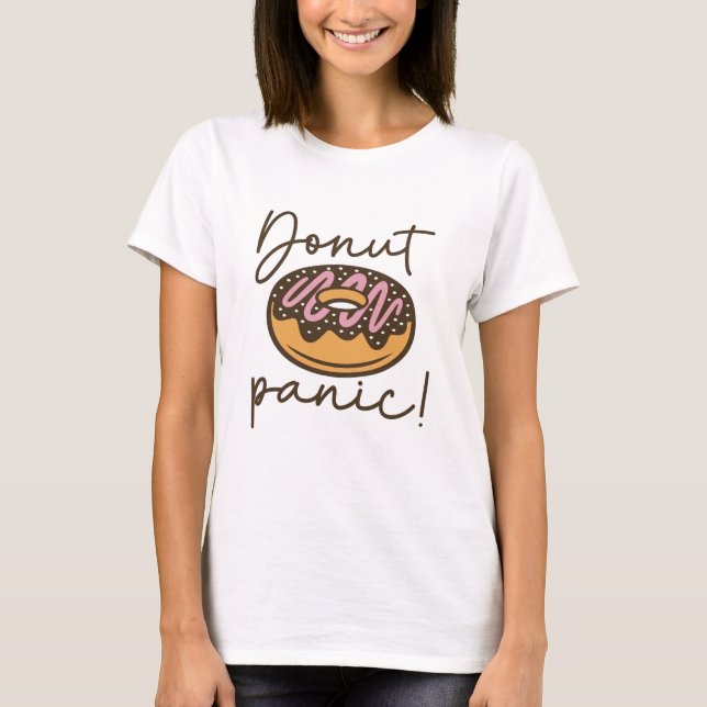 Donut Panic T Shirt (Framsida)