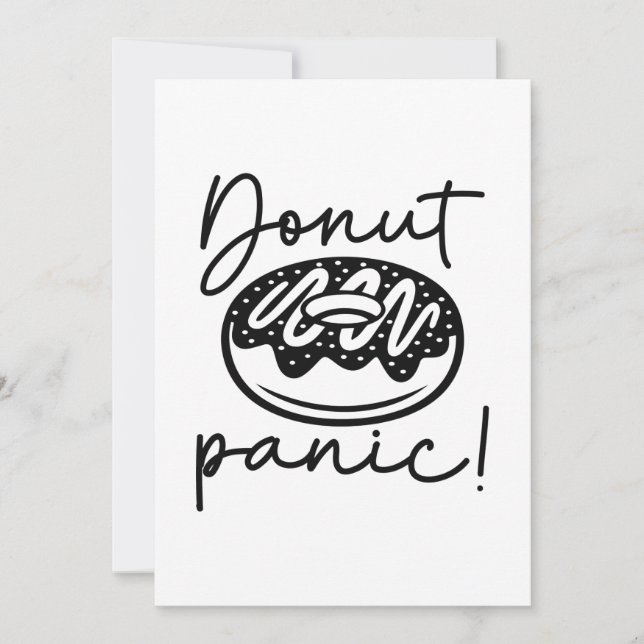 Donut Panic Tack Kort (Framsida)