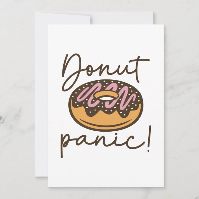 Donut Panic Tack Kort (Framsida)