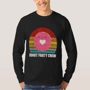 Donut Party Crew Coola Doughnut För manar Kvinnor T Shirt