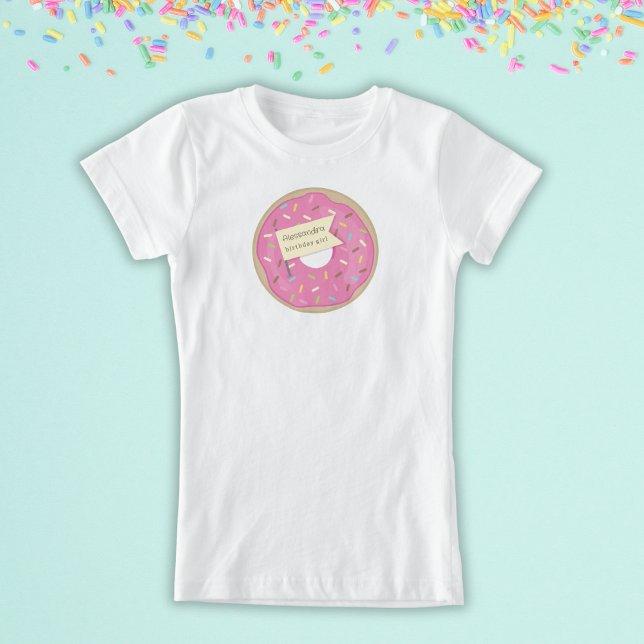 Donut party födelsedflicka t shirt (Skapare uppladdad)